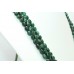 Natural Green Emerald Oval Beads NECKLACE 3 line Strand Strings 330 Carat
